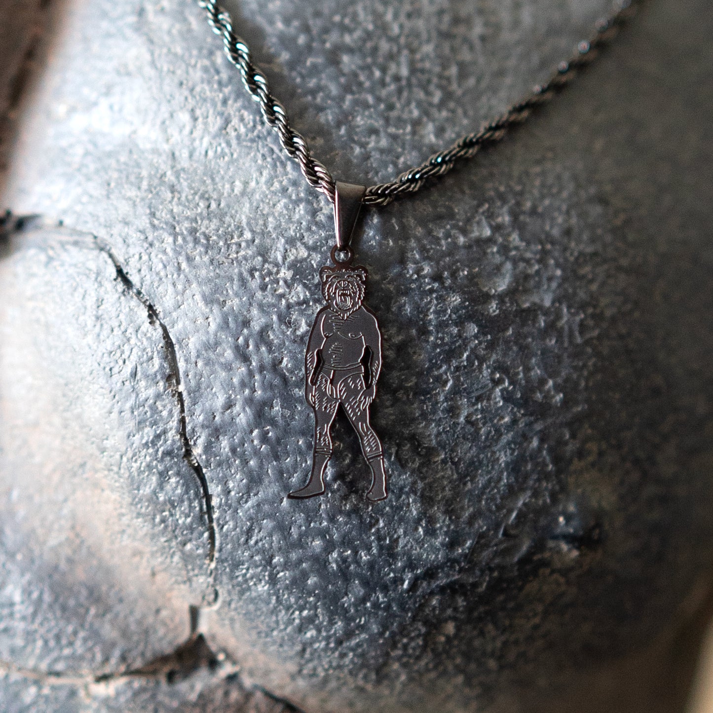 Vercielago Gay Bear Necklace Black